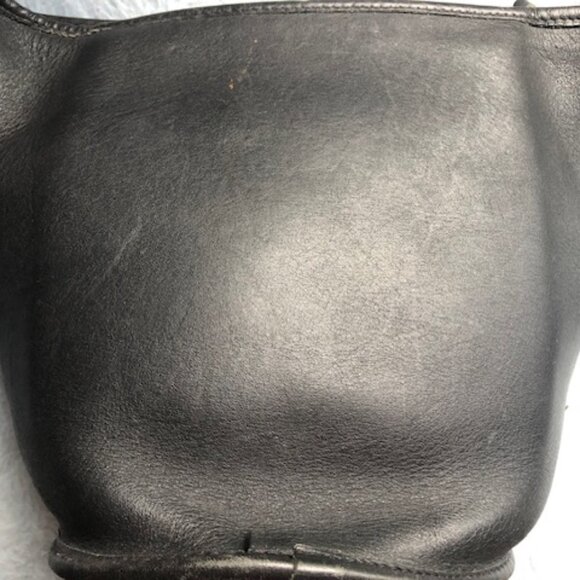Vintage Coach Maggie 9019 Black Duffle Crossbody Purse - Picture 11 of 15
